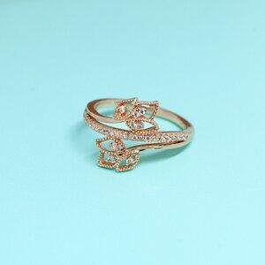 Rose Gold Statement Ring | Dainty Stacking Ring